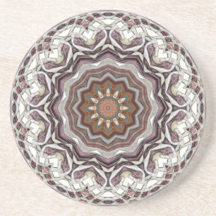 Kaleidoskopische Glaswaren Sandstein Untersetzer