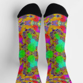 Kaleidoskopische Mischung Socken (Oben)