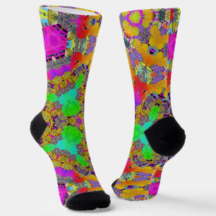 Kaleidoskopische Mischung Socken