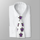 Kaleidoskopischer Mandala-Schildkröte-Entwurf Krawatte (Gebunden)