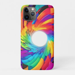 Kaleidoskopischer Vortex: Eine farbenfrohe Reise Case-Mate iPhone Hülle