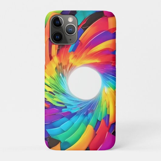 Kaleidoskopischer Vortex: Eine farbenfrohe Reise Case-Mate iPhone Hülle (Rückseite)