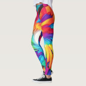 Kaleidoskopischer Vortex: Eine farbenfrohe Reise Leggings (Links)