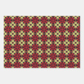 Kaleidoskopisches Sternmuster Geschenkpapier Set (Vorderseite 3)