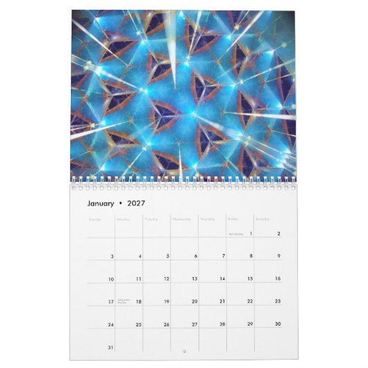 Kaleidoskopkalender 2011 kalender (Jan 2027)