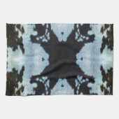 Kaleidoskopkuh-Fellmuster Geschirrtuch (Horizontal)