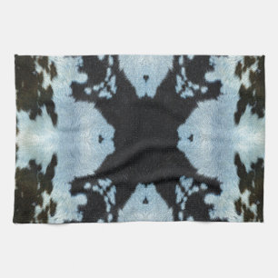 Kaleidoskopkuh-Fellmuster Geschirrtuch