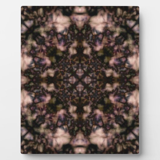 Kaleidoskopmuster Fotoplatte (Vorderseite)