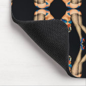 Kaleidoskopsymmetrie-Muster Mädchen Mousepad (Ecke)