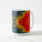 Kaleidosskop-Design Kaffeetasse (VorderseiteRechts)