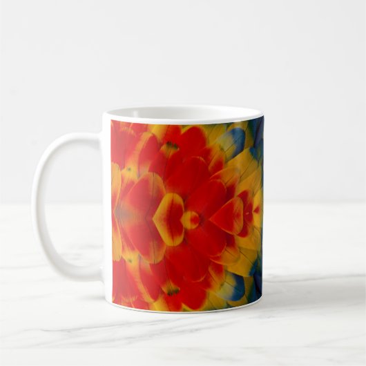 Kaleidosskop-Design Kaffeetasse (Links)