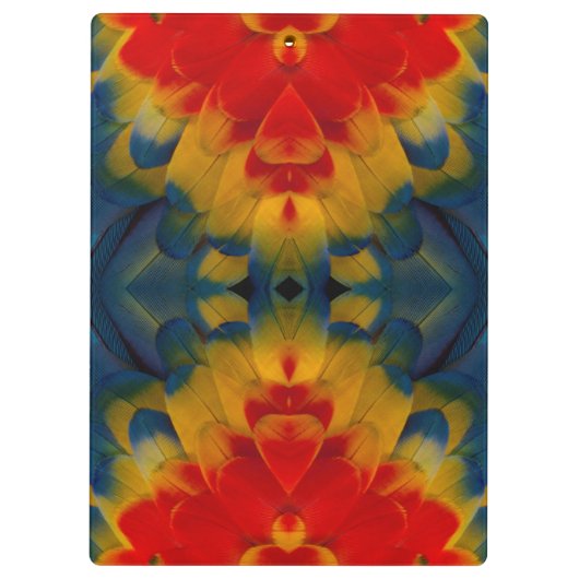 Kaleidosskop-Design Klemmbrett (Rückseite)