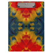 Kaleidosskop-Design Klemmbrett (Vorderseite)