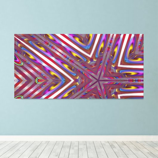 KaleidoStar Leinwanddruck (Insitu (Holzboden))