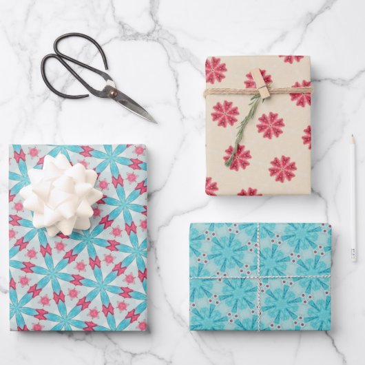 KaleidoTräume Ein bezaubernder Farbschlauch Set 21 Geschenkpapier Set (Vorderseite)