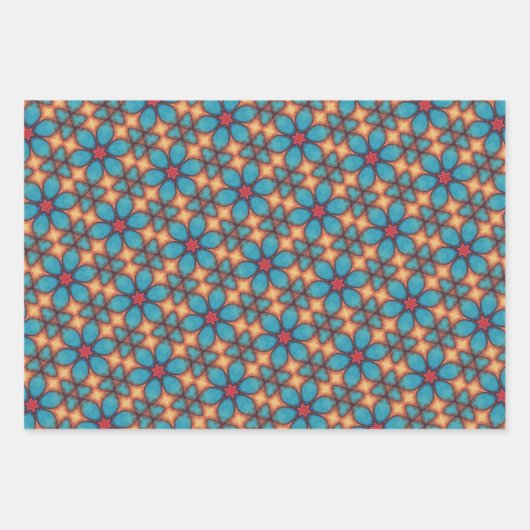 KaleidoTräume Ein bezaubernder Farbschlauch Set 27 Geschenkpapier Set (Vorderseite 2)