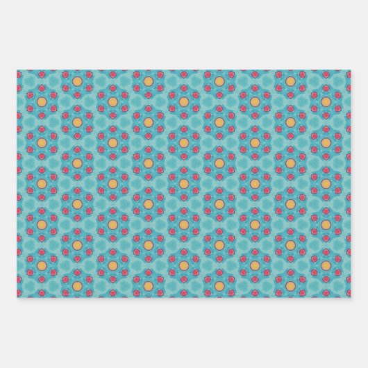 KaleidoTräume Ein bezaubernder Farbschlauch Set 32 Geschenkpapier Set (Vorderseite 3)