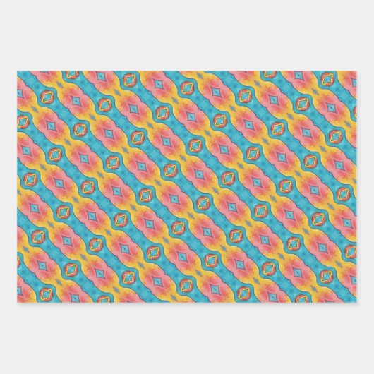 KaleidoTräume Ein bezaubernder Farbschlauch Set 34 Geschenkpapier Set (Vorderseite)