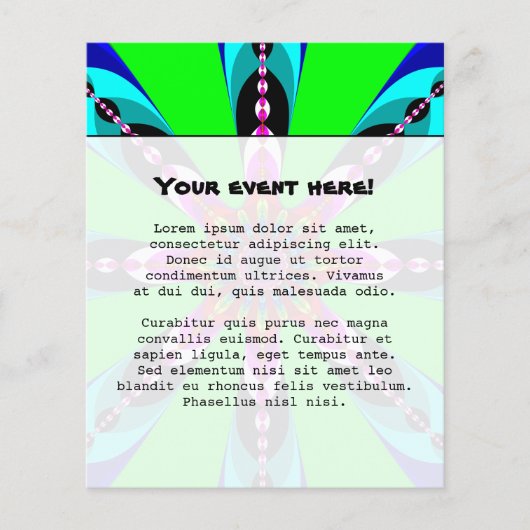 Kaleidozon - Fraktal Flyer (Vorne)