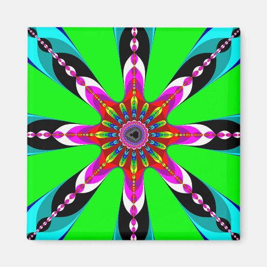 Kaleidozon - Fraktal Magnet (Vorne)