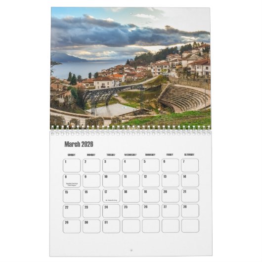 Kalendar für Nordmakedonien Kalender (Mär 2026)