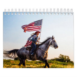 Kalendar patriotic American flagge Kalender