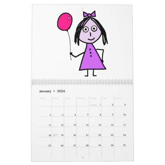 Kalendar World Kids Kalender (Jan 2026)