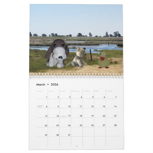 Kalender - 1 2 Monate Dollars (Mär 2026)