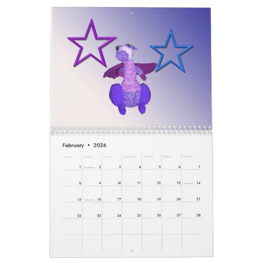 Kalender - 1 2 Monate Dollars (Feb 2026)