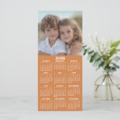 Kalender 1 FotoCollage - Farbe bearbeiten - Karte (Stehend Vorderseite)