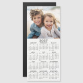 Kalender 1 FotoCollage - Farben bearbeiten Magnetkarte (Vorne/Hinten)