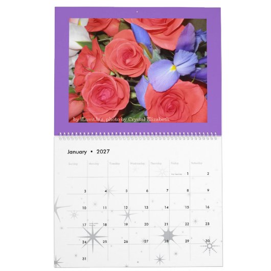 Kalender 2009 - sagen Sie ihn mit Blumen - (Jan 2027)