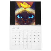 Kalender 2010 der Katzen-u. Blumen-Malereien (Mär 2027)