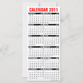 Kalender 2011 - Grüße der Rackkartensaison (Vorderseite)