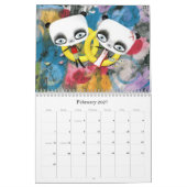 Kalender 2011 Whimsikale Transparenz und Farbe (Feb 2027)