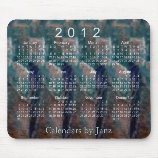Kalender 2012 3D Mousepad (Vorne)