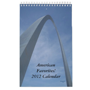 Kalender 2012. Amerikanische Lieblinge!