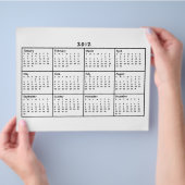 Kalender 2012 flyer (Hand)