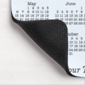Kalender 2012 mousepad (Ecke)
