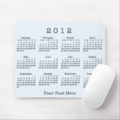 Kalender 2012 mousepad (Mit Mouse)