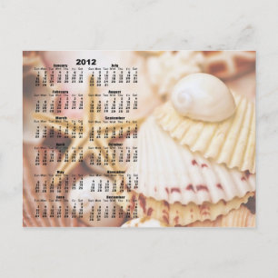 Kalender 2012 - Seashell Postkarte