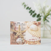 Kalender 2012 - Seashell Postkarte (Stehend Vorderseite)
