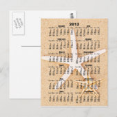 Kalender 2012 - Starfish Postkarte (Vorne/Hinten)