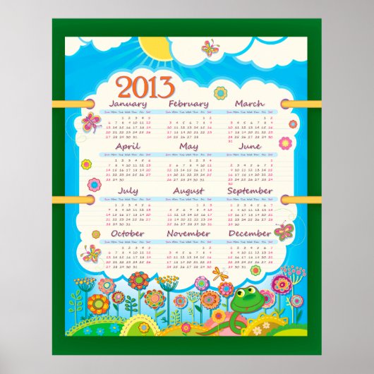 Kalender 2013 3 Poster (Vorne)