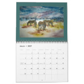 KALENDER 2013 - AQUARELL-KUNST VON ALAN GOLDBARG (Mär 2027)