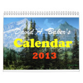 Kalender 2013 Davids A. Baker Art (Titelbild)