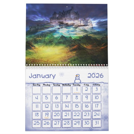 Kalender 2013 Davids A. Baker Art (Jan 2026)