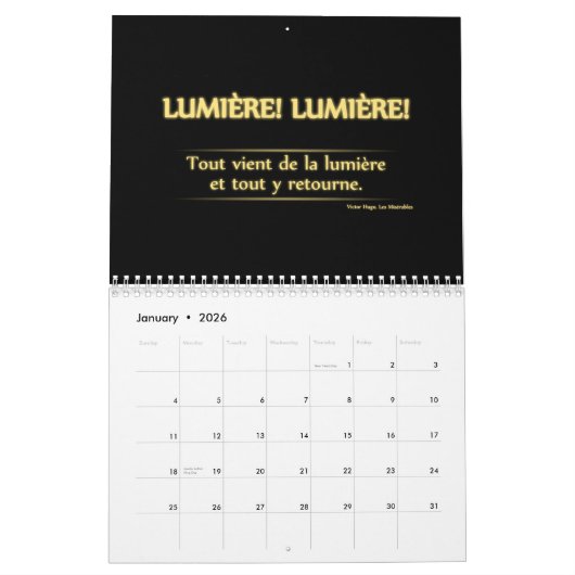 Kalender 2013, französisch (Jan 2026)