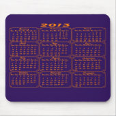 Kalender 2013 lila mousepad (Vorne)