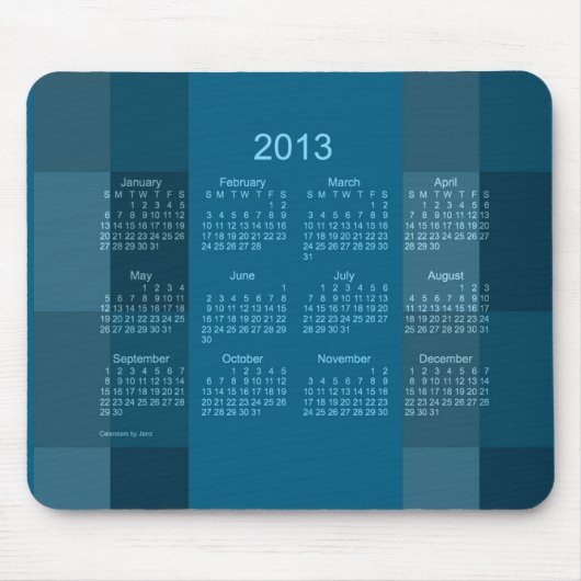 Kalender 2013 mousepad (Vorne)